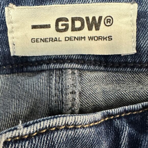 GDW General Denim Works Medium Wash Bridge Straight Leg Jeans Size 32x32 - Picture 3 of 9
